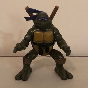 TMNT 2004 Teenage Mutant Turtles NINJA ACTION DONATELLO figure LOOSE Incomplete